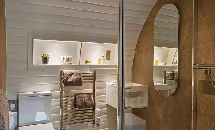 walk in shower room